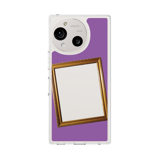 スリムプロテクションケース［ Photo Frame - Purple ］