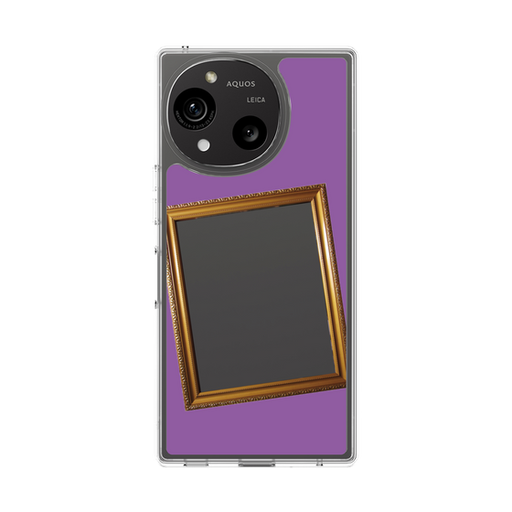 スリムプロテクションケース［ Photo Frame - Purple ］