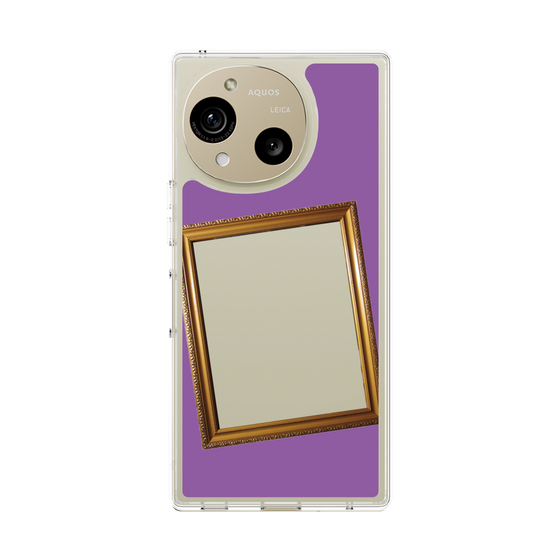 スリムプロテクションケース［ Photo Frame - Purple ］
