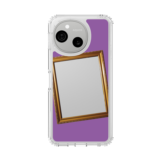 スリムプロテクションケース［ Photo Frame - Purple ］