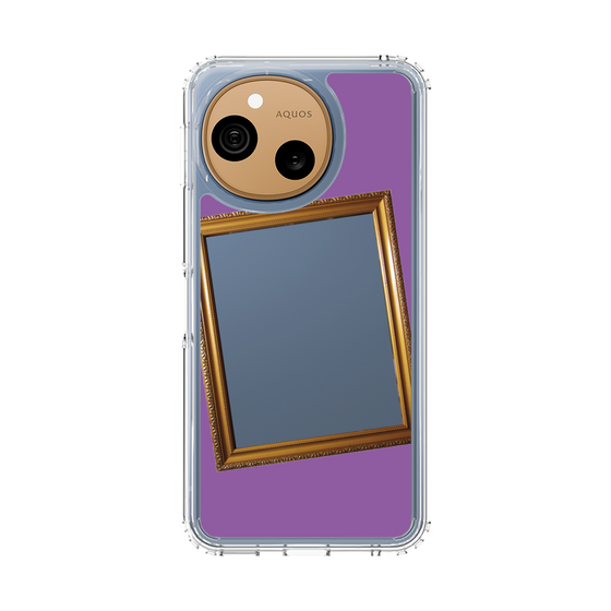 スリムプロテクションケース［ Photo Frame - Purple ］