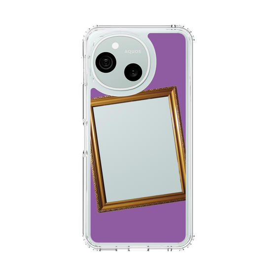 スリムプロテクションケース［ Photo Frame - Purple ］