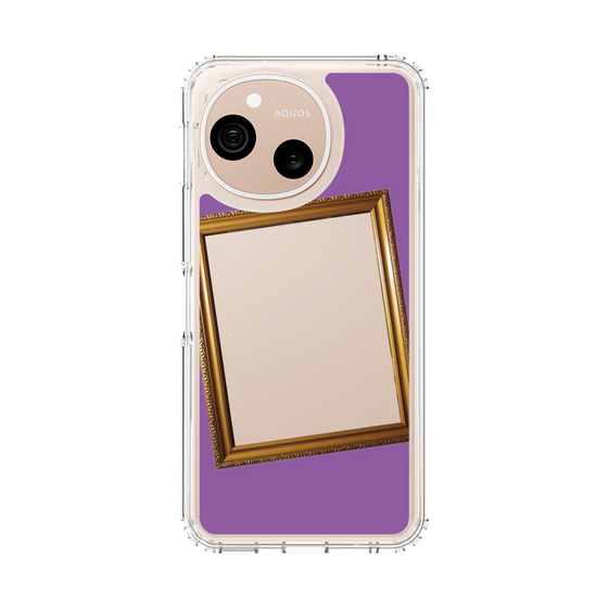 スリムプロテクションケース［ Photo Frame - Purple ］