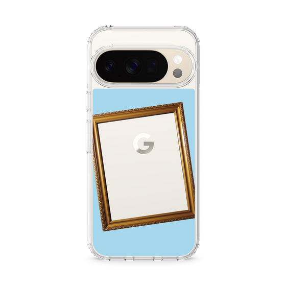 スリムプロテクションケース［ Photo Frame - Light Blue ］