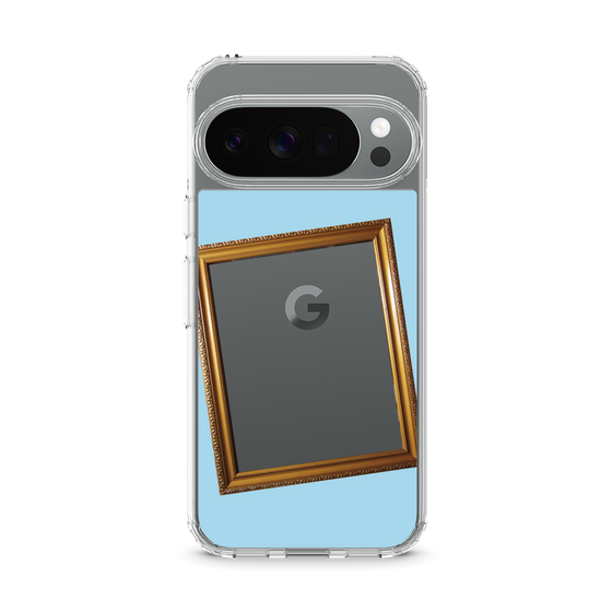 スリムプロテクションケース［ Photo Frame - Light Blue ］
