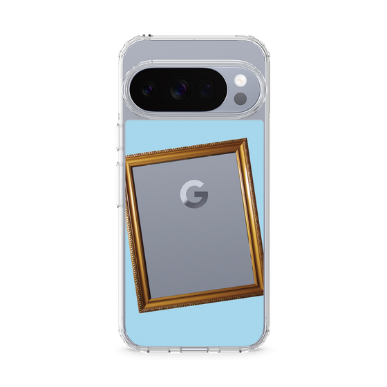 スリムプロテクションケース［ Photo Frame - Light Blue ］