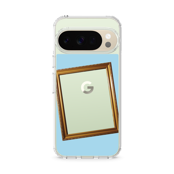スリムプロテクションケース［ Photo Frame - Light Blue ］