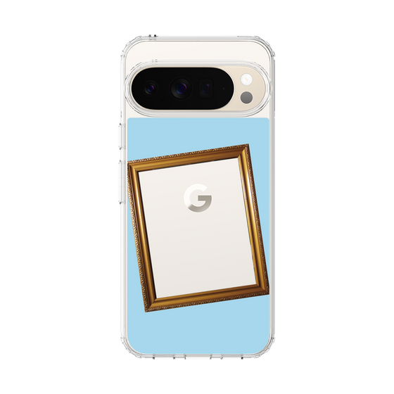 スリムプロテクションケース［ Photo Frame - Light Blue ］