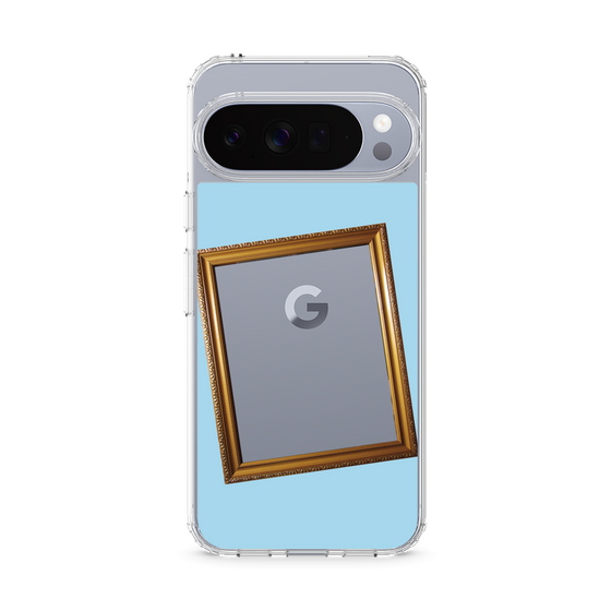 スリムプロテクションケース［ Photo Frame - Light Blue ］
