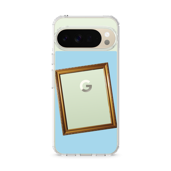 スリムプロテクションケース［ Photo Frame - Light Blue ］