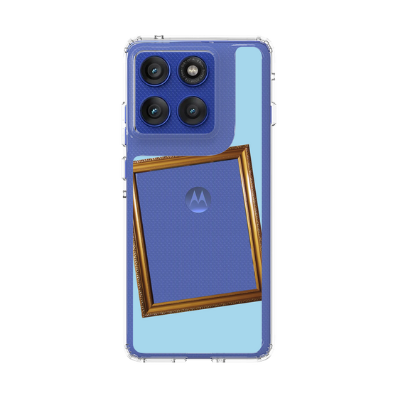 スリムプロテクションケース［ Photo Frame - Light Blue ］