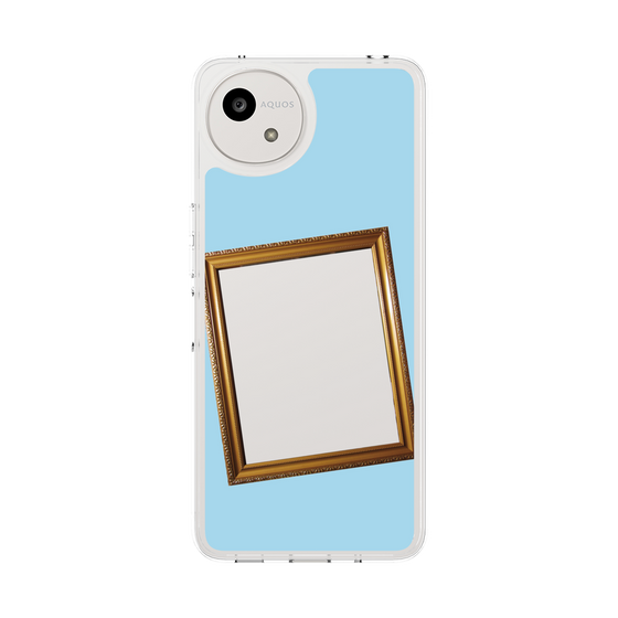 スリムプロテクションケース［ Photo Frame - Light Blue ］