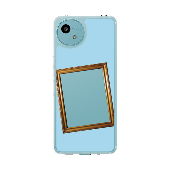 スリムプロテクションケース［ Photo Frame - Light Blue ］