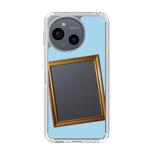 スリムプロテクションケース［ Photo Frame - Light Blue ］