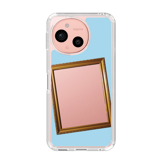 スリムプロテクションケース［ Photo Frame - Light Blue ］