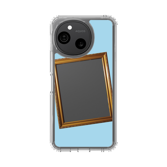 スリムプロテクションケース［ Photo Frame - Light Blue ］