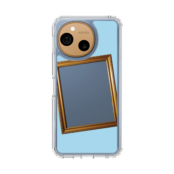 スリムプロテクションケース［ Photo Frame - Light Blue ］