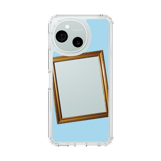 スリムプロテクションケース［ Photo Frame - Light Blue ］