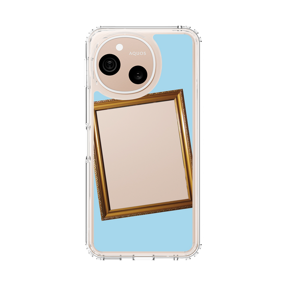 スリムプロテクションケース［ Photo Frame - Light Blue ］