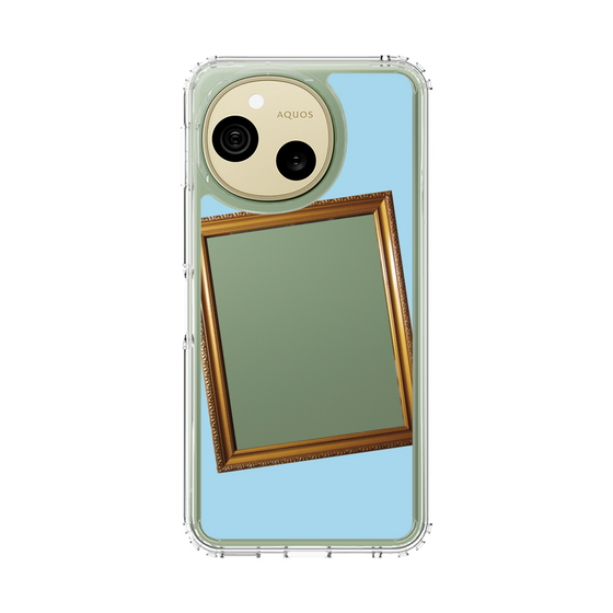 スリムプロテクションケース［ Photo Frame - Light Blue ］