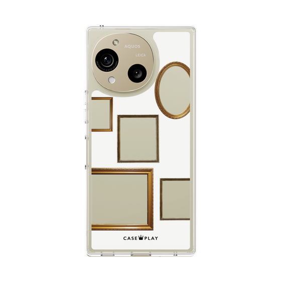 スリムプロテクションケース［ Photo Frames - White ］