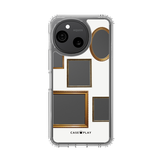 スリムプロテクションケース［ Photo Frames - White ］