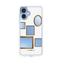 スリムプロテクションケース［ Photo Frames - White ］