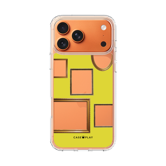 スリムプロテクションケース［ Photo Frames - Yellow ］