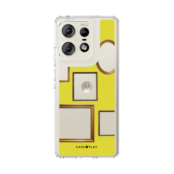 スリムプロテクションケース［ Photo Frames - Yellow ］