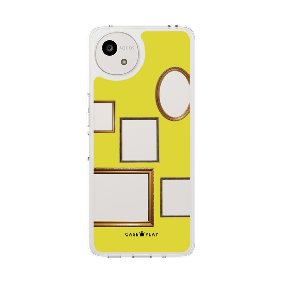 スリムプロテクションケース［ Photo Frames - Yellow ］