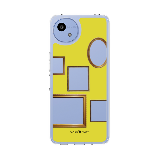 スリムプロテクションケース［ Photo Frames - Yellow ］