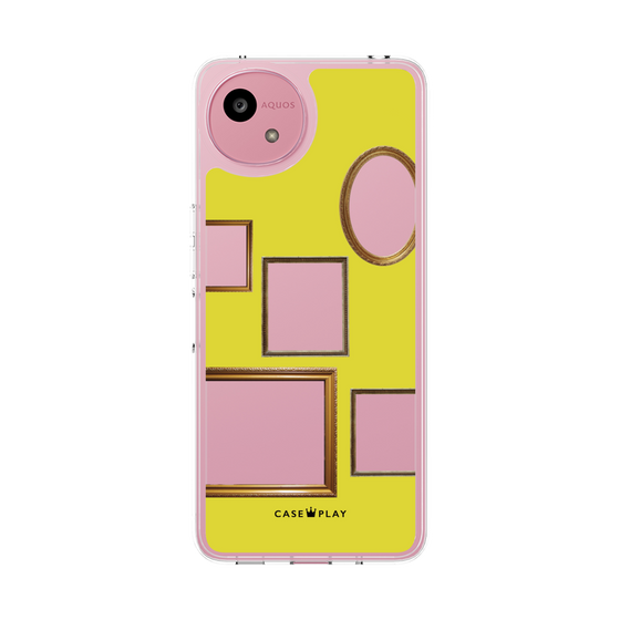 スリムプロテクションケース［ Photo Frames - Yellow ］