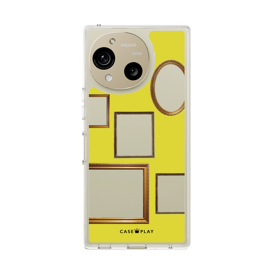 スリムプロテクションケース［ Photo Frames - Yellow ］