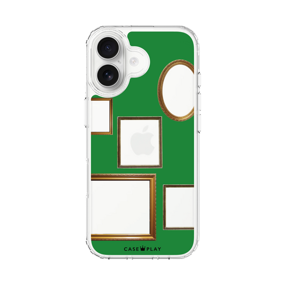 スリムプロテクションケース［ Photo Frames - Green ］