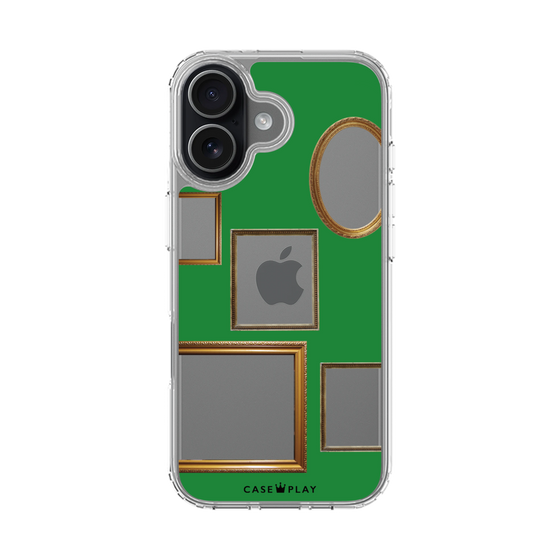 スリムプロテクションケース［ Photo Frames - Green ］