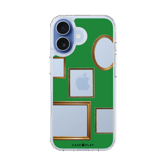 スリムプロテクションケース［ Photo Frames - Green ］