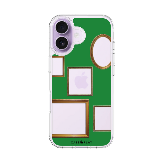 スリムプロテクションケース［ Photo Frames - Green ］