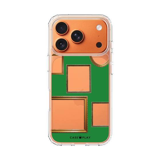 スリムプロテクションケース［ Photo Frames - Green ］