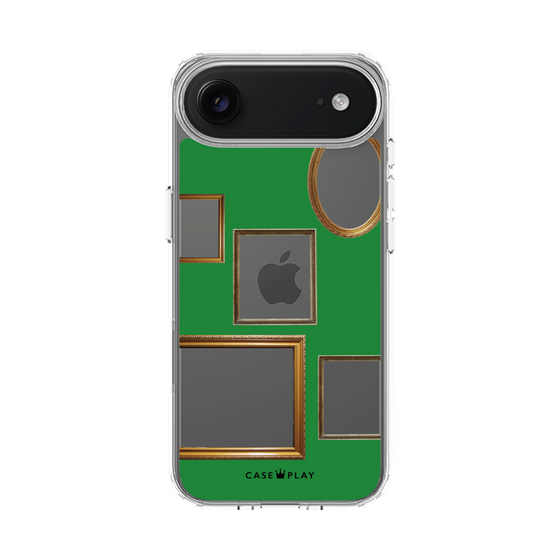 スリムプロテクションケース［ Photo Frames - Green ］