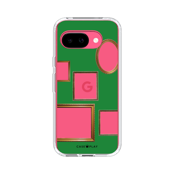 スリムプロテクションケース［ Photo Frames - Green ］