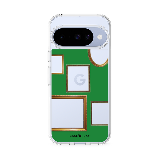 スリムプロテクションケース［ Photo Frames - Green ］