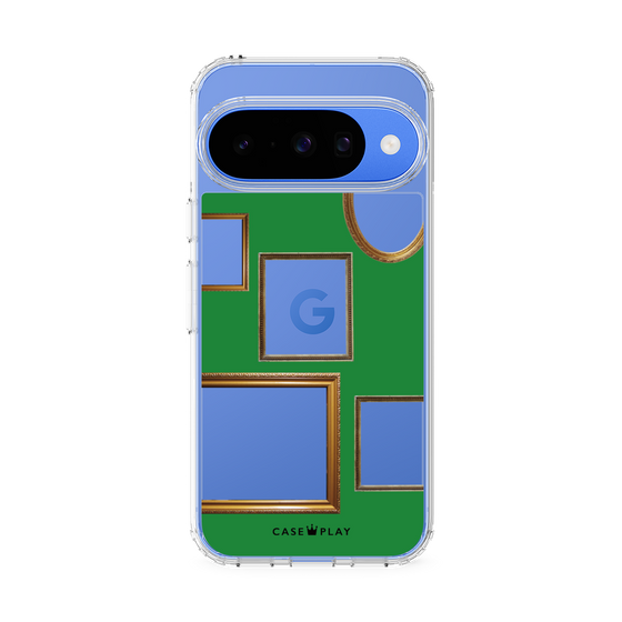 スリムプロテクションケース［ Photo Frames - Green ］