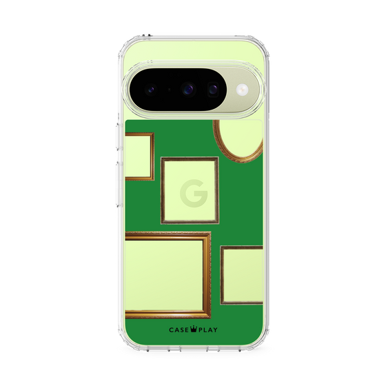 スリムプロテクションケース［ Photo Frames - Green ］
