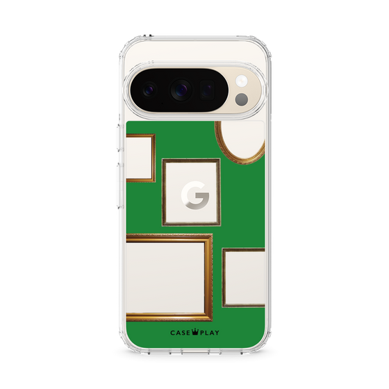 スリムプロテクションケース［ Photo Frames - Green ］