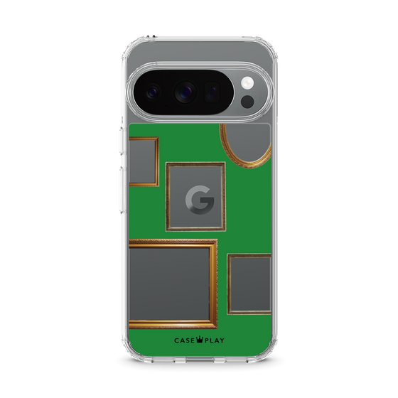 スリムプロテクションケース［ Photo Frames - Green ］