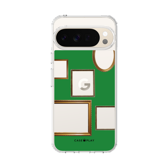 スリムプロテクションケース［ Photo Frames - Green ］