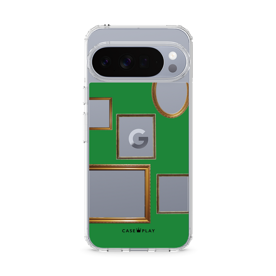スリムプロテクションケース［ Photo Frames - Green ］