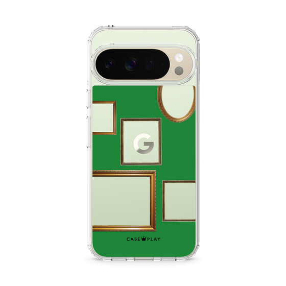 スリムプロテクションケース［ Photo Frames - Green ］