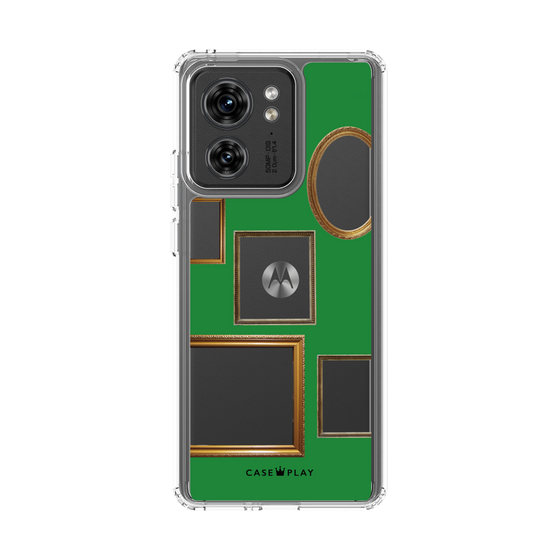スリムプロテクションケース［ Photo Frames - Green ］