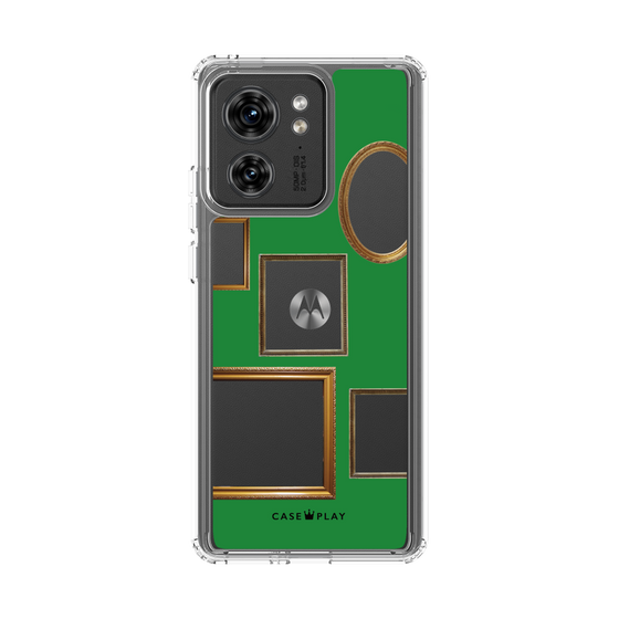 スリムプロテクションケース［ Photo Frames - Green ］